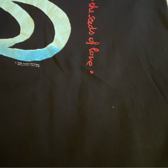 VTG Tear for Fears 1990 Seeds of Love Concert T-Shirt XL - Picture 5 of 9